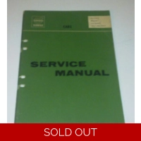 Volvo 120 & p1800 service manual Green Book Disc Brakes